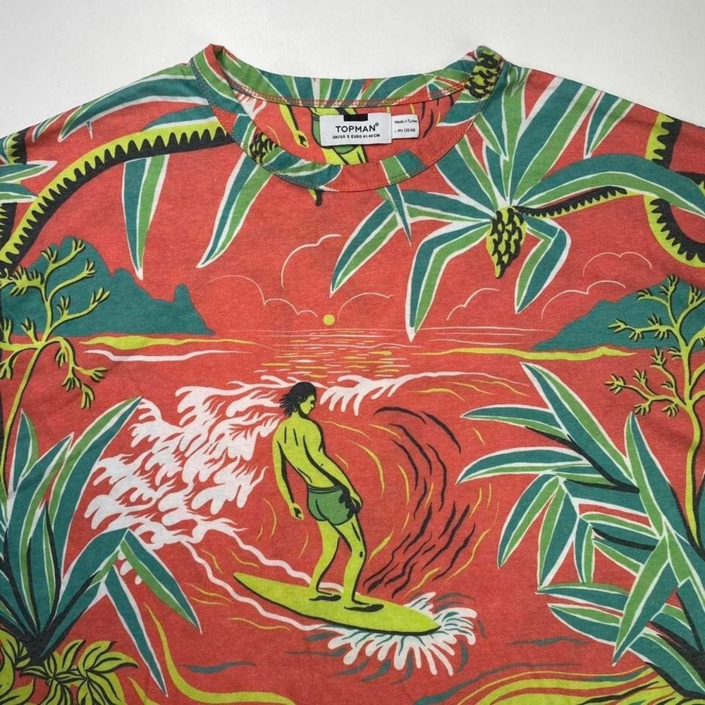 Topman Hawaii all over print‎ shirt